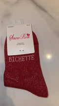 chaussette à paillettes